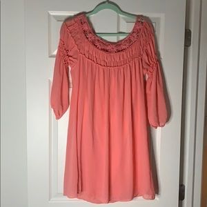 Peach country dress